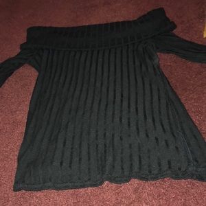 Worn Once. Black Sweater.